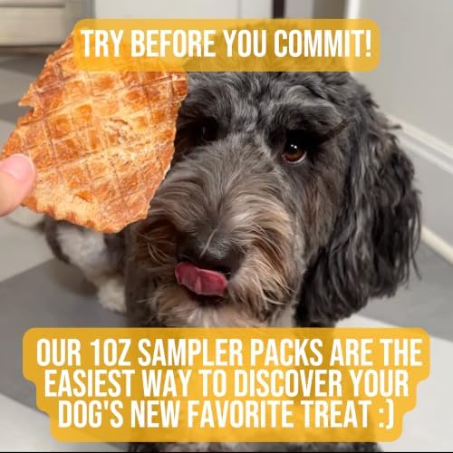 Doug's Dog Supplies Chicken Jerky for Dogs - Single Ingredient, Grain-Free, High-Protein (1 Ounce (Sampler), Chicken)