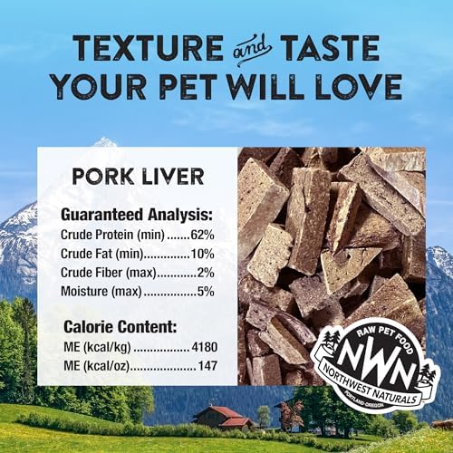 Northwest Naturals Raw Rewards Freeze-Dried Pork Liver Treats - 3oz