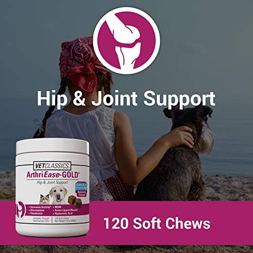 Vet Classics Arthriease-Gold Joint Supplement for Dogs - 120 Count