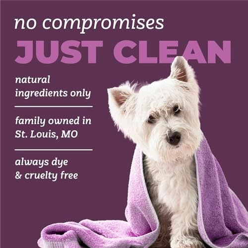 TropiClean Pure Dog Whitening Shampoo, Tear Stain & Odor Remover, 22oz