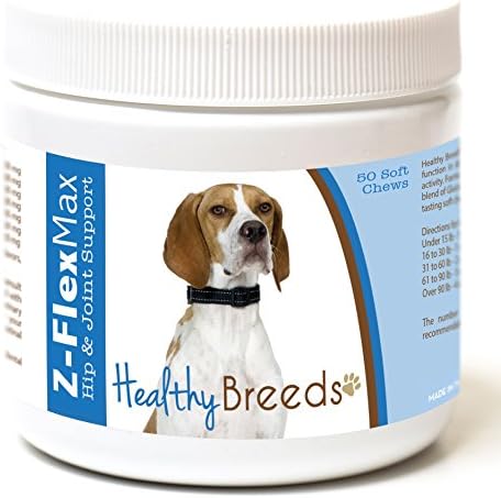 Healthy Breeds English Pointer Z-Flex Max Hip and Joint Soft Chews 50 Count