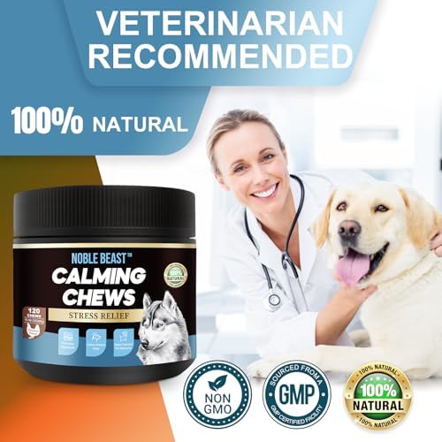 Noble Beast Dog Hemp Calming Chews, Melatonin, 120-Pack, 120 Count