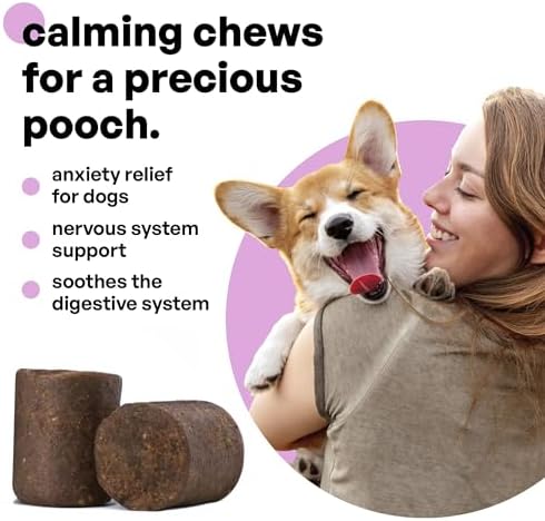 Hemp Hounds Melatonin Free Calming Chews for Dogs