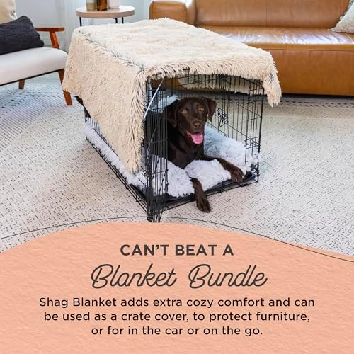 Best Friends by Sheri Calming Donut Dog Bed, Small, Taupe, 23"x23"