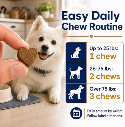 8-in-1 Dog Multivitamin Soft Chews, Chicken, 90 Ct