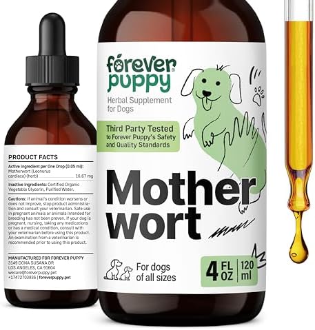 Forever Puppy Motherwort Drops for Dogs, 4 oz