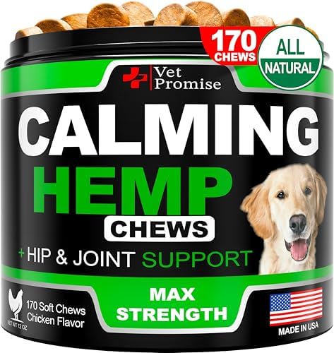 Hemp Calming Chews for Dogs Anxiety, 170-Pack, 170 Count