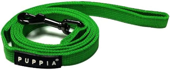 Puppia Two Tone Dog Lead Strong Durable Comfortable Grip Walking Training Leash for Small & Medium Dog, Navy, Medium
