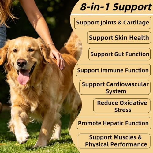 8-in-1 Multivitamin Supplement for Dogs, Dog Vitamins for Joints Health