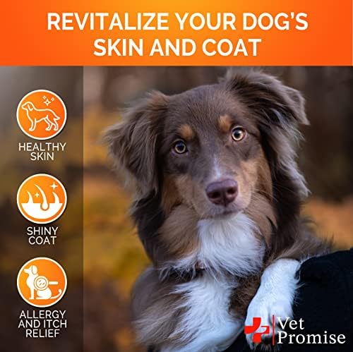 Omega 3 for Dogs - Fish Oil for Dogs Chews - Skin and Coat Supplement
