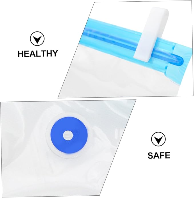 Happyyami 1set Multifunctional Vacuum Compression Food Storage Bags for Pet Food Preservation Hand Pump Puncture and Tear Resistant Airtight Seal to Keep Fresh
