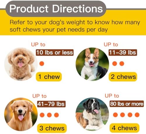 Advanced Calming Chews for Dogs, Chicken, 240-Pack, 240 Count