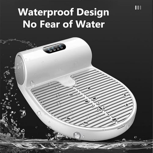 100mph Pet Dryer with Remote, 350lbs Capacity Platform, Heated Air Blasts Water Away in Seconds, Quiet HEPA Filter Auto Start Sensor for Dogs and Cats