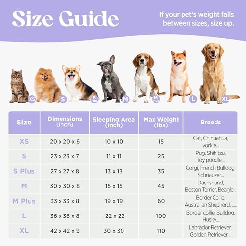 LE SURE Shown on TV Jacquard Donut Dog Beds Extra Large,Blue 42x42x9in