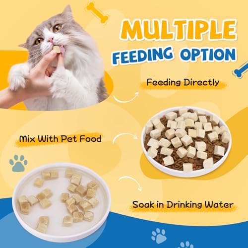 gazeupon Freeze Dried Chicken Dog & Cat Treats, Single Ingredient