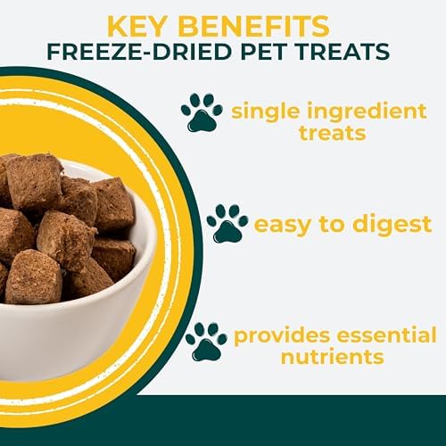 Momentum Carnivore Nutrition Freeze-Dried Duck Neck Dog Treats & Cat Treats – Single-Ingredient, High-Protein, Grain-Free, Natural Crunchy Chew – Made in USA – 3 oz Bag