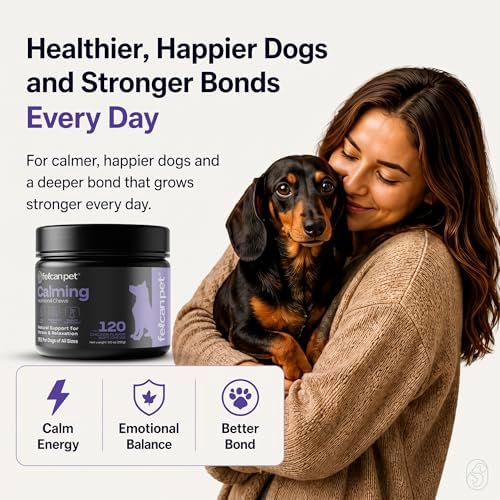 Calming Chews for Dogs, L-Theanine, Chamomile