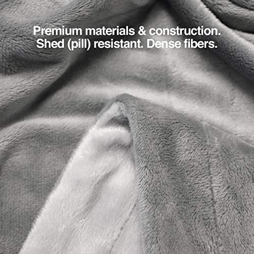 PetFusion Premium Dog and Cat Blanket, Grey or Brown
