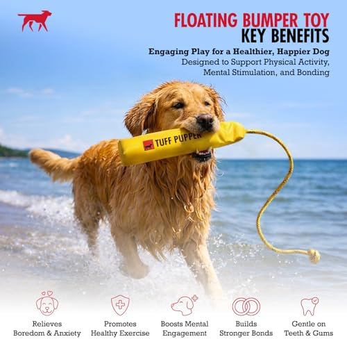 Tuff Pupper Floating Dog Bumper Toy