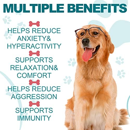 Dog Calming Treats, Hemp, Bacon, 110-Pack