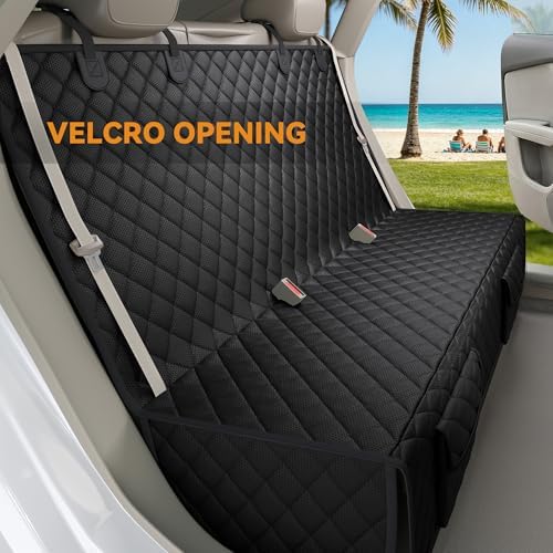 PETICON Dog Car Seat Cover - Rear Bench Seat Cover for SUVs
