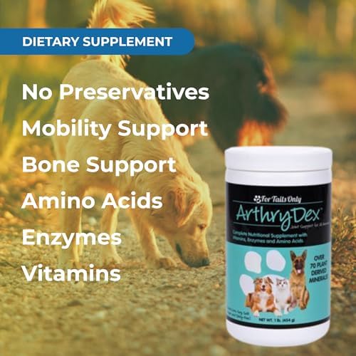 Youngevity Arthrydex Pet Bone Support Powder with Probiotics, 1 lb, 4 Pack