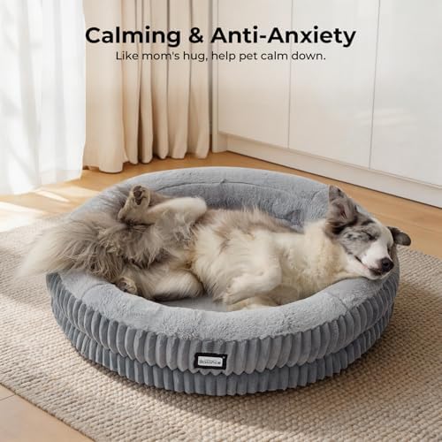 BALANCE Calming Donut Dog Bed, 36", Large