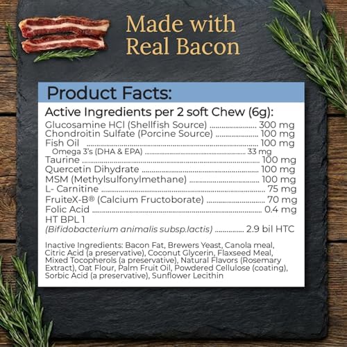 Irish Setter Multivitamins, 90 Count, Made in the USA with Real Bacon.