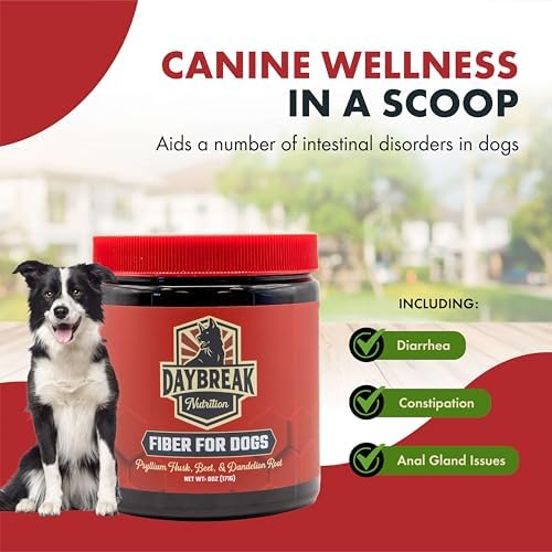 Daybreak Nutrition Fiber for Dogs Psyllium Husk Powder