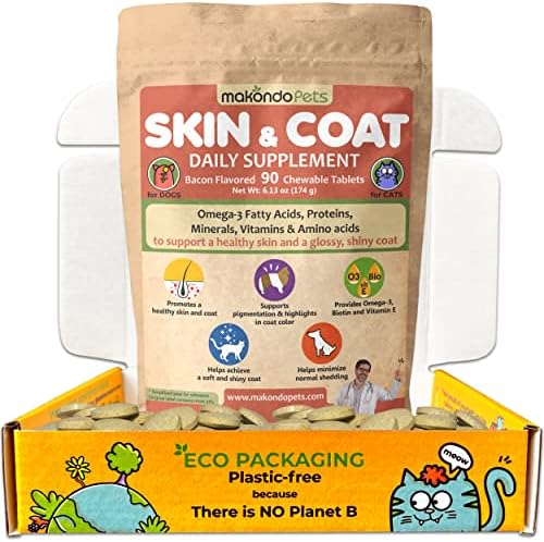Dog Allergy Relief & Itch Relief Supplement - Omega 3 Fish Oil for Dogs