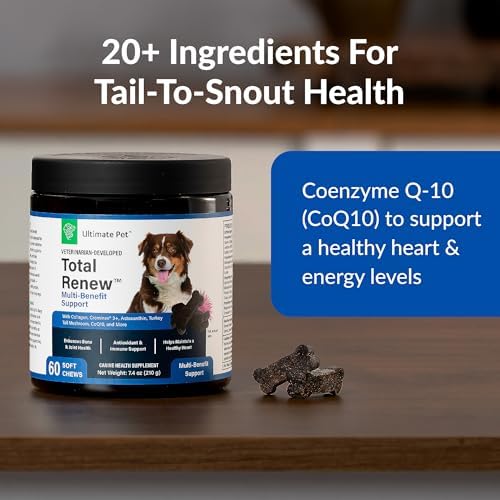 Ultimate Pet Nutrition Total Renew Multivitamin Soft Chew for Dogs, 60ct