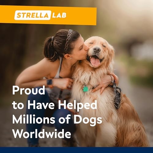 STRELLALAB Hemp Calming Chews for Dogs, Melatonin, 120-Pack, 120ct