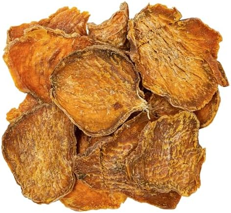 hotspot pets Sweet Potato Dog Treats 2lb Bag - All Natural, Single-Ingredient, Hypoallergenic Grain-Free Dog Chew for Sensitive Stomach, Rawhide Alternative