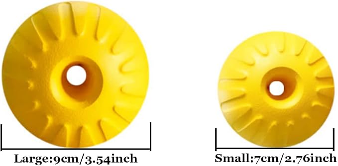 4Pack Dog Balls - Durable Dog Toys for Chewers, Interactive Fetch & Training, Floats in Water (2Pcs 3.54in/2Pcs 2.76in)