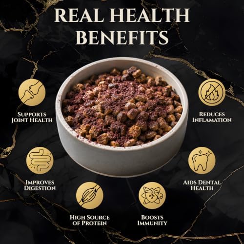 Beef Blood Dog Food Toppers, Freeze-Dried Dog Food Seasoning