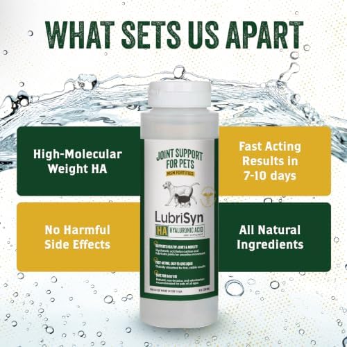 LubriSyn HA Hip & Joint Supplement Plus MSM for Dogs & Cats, 8 oz