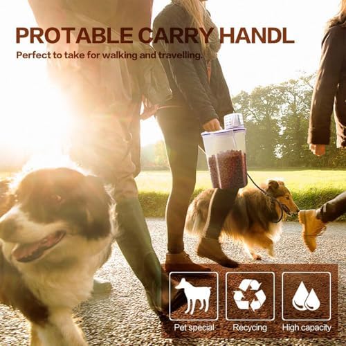 TIOVERY Dog Food Storage Container Small, Small, White 3 Qt