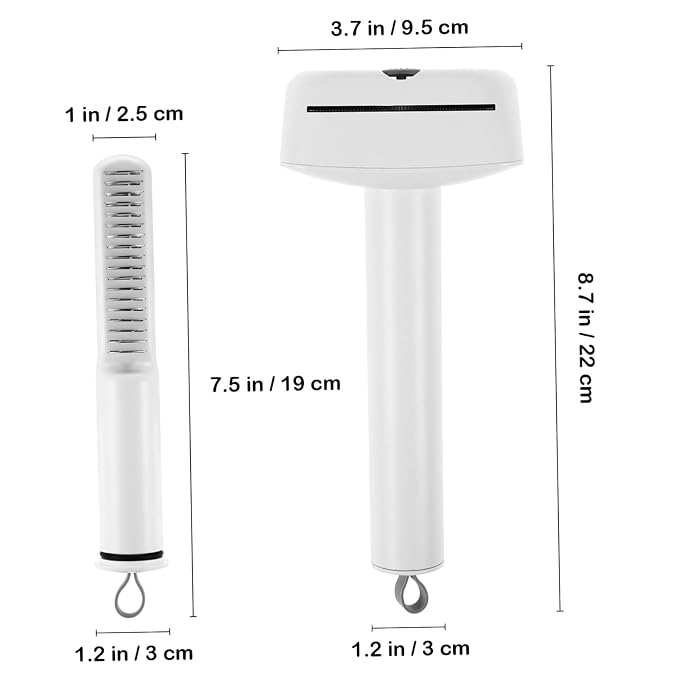 BESPORTBLE 2pcs Multi-functional Deshedding Brush Pet Grooming Tool Dog Cat Hair Remover Comb