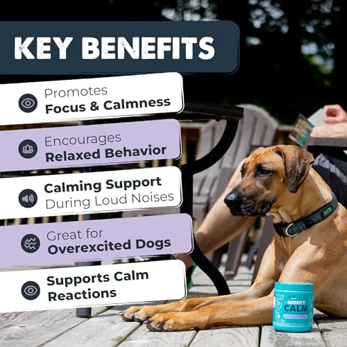 Mighty Paw Calming Chews for Dogs with Melatonin, 120-Pack, 120 Count