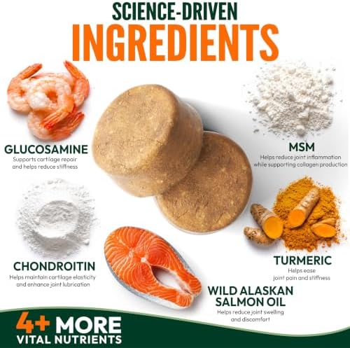 Glucosamine for Dogs - 250 Chews with Chondroitin, Hip and Joint Supplement