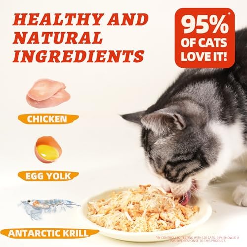 Wellix Freeze Dried Topper for Cats & Dogs, Antarctic Krill Treats, 7.05oz