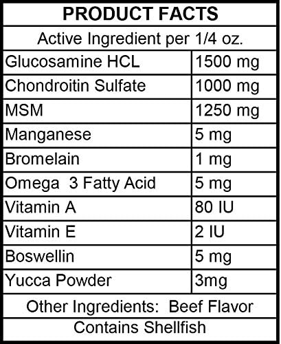 LifeSpan Advanced Liquid Glucosamine, MSM & Chondroitin for Dogs