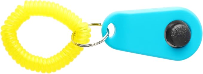 Chrees Dog Training Clicker Ring, Sky Blue