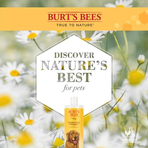 Burt's Bees for Pets Dog Tear Stain Remover with Chamomile, 4 fl oz, 24-Pk