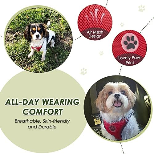 SlowTon Dog Car Seat Belt Harness - R, M