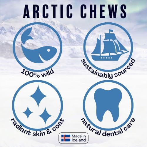 Whole Dried Herring Dog Treats, Single Ingredient Wild-Caught Icelandic Fish, High Protein Omega-3 Rich Grain-Free Natural Dog Treats, 2.5 Oz