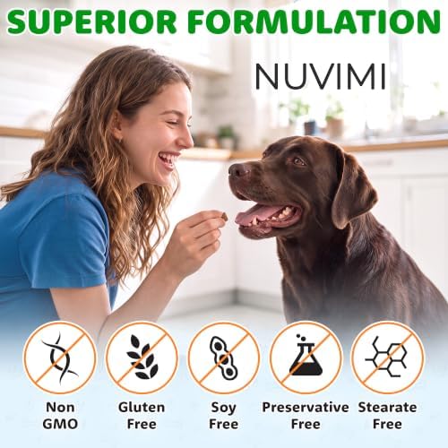 Probiotics for Dogs - 120 Chews - Helps Support Dog Gut Health - Chicken Flavored Chewable Probiotic Supplement - Digestive, Immunity & Skin Enzymes