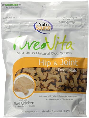 Pure Vita, Dog Treats, Hip & Joint, 6 Oz