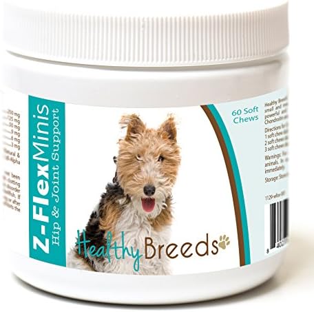 Healthy Breeds Wire Fox Terrier Z-Flex Minis Hip and Joint Support Soft Chews 60 Count