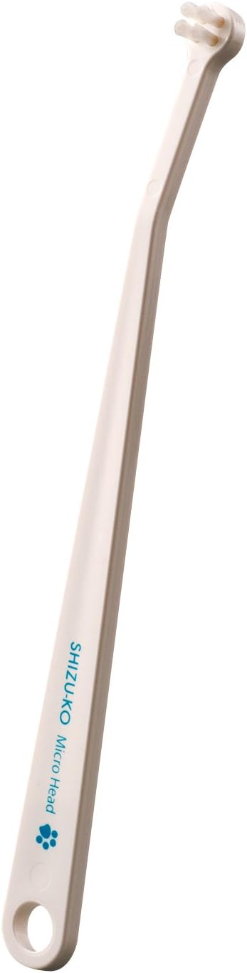 Toothbrush for Ultra-Small Dogs, Micro Head, White, Manual, Pet Toothbrushes for Small Dogs